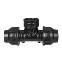 T- kus s vnútor. závitom 90x3"x90 plastový pre PE rúry